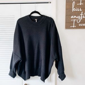 Free People Black Easy Street Tunic